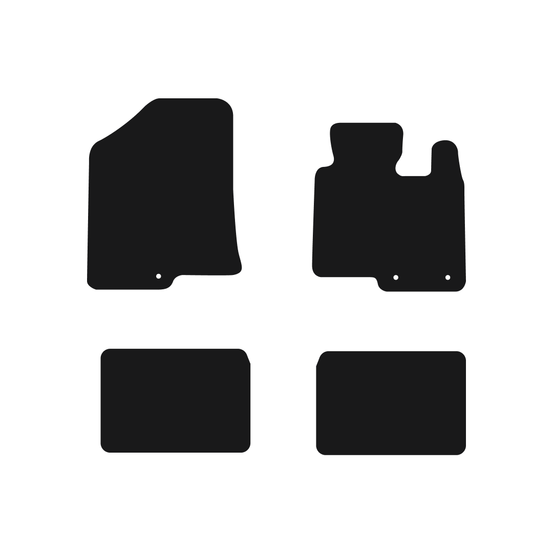 Hyundai i40 (2012-2019) Car Mats Mat Shape