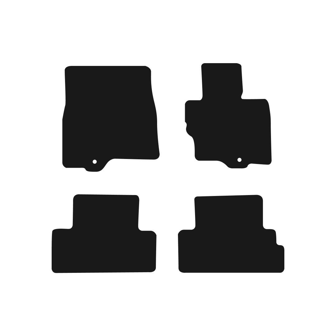 Infiniti FX (2010-2014) Car Mats Mat Shape