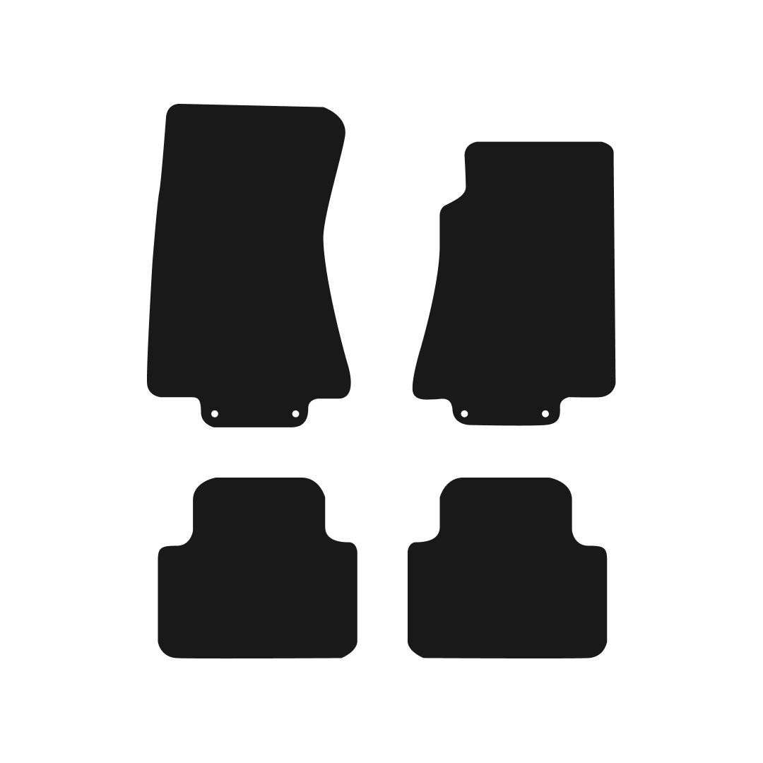 Jaguar XJ6 (2004-2010) Car Mats Mat Shape
