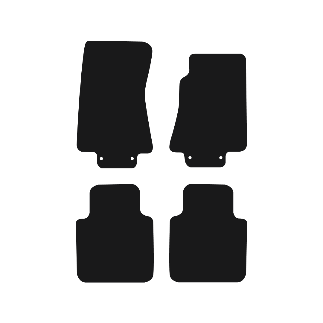 Jaguar XJ8 (1997-2009) Car Mats (LWB) Mat Shape