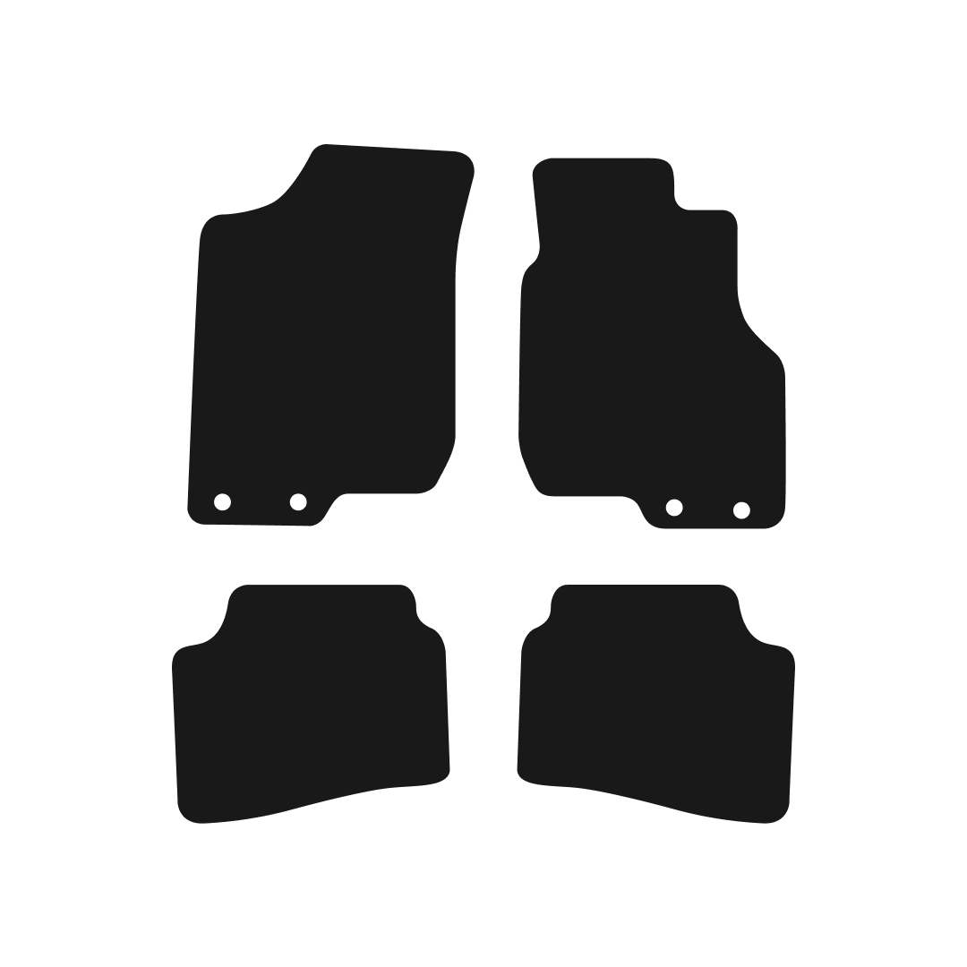 Kia Ceed (2007-2009) Car Mats Mat Shape