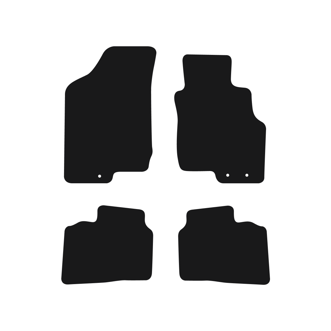 Kia Ceed (2009-2012) Car Mats Mat Shape