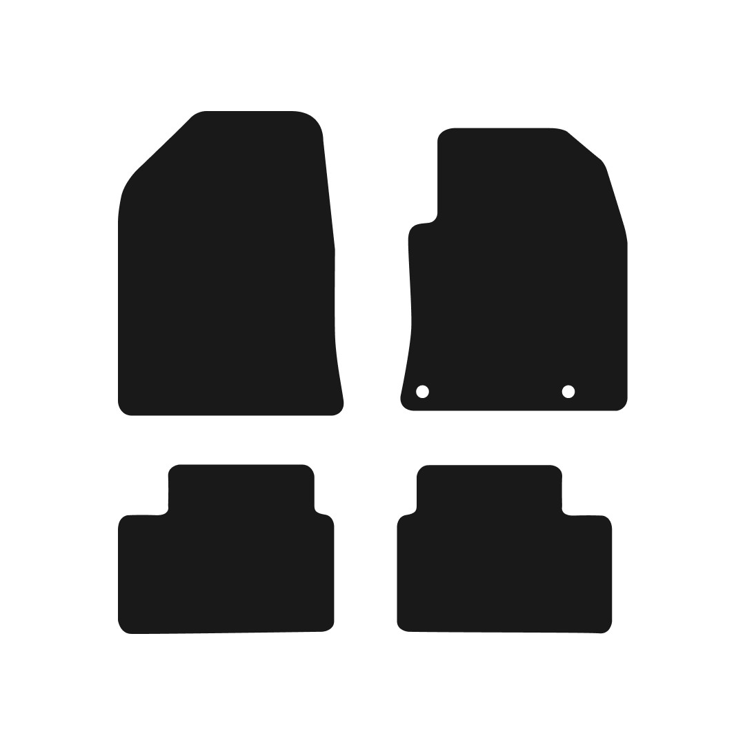 Kia Ceed (2018-2025 Automatic) Car Mats Mat Shape