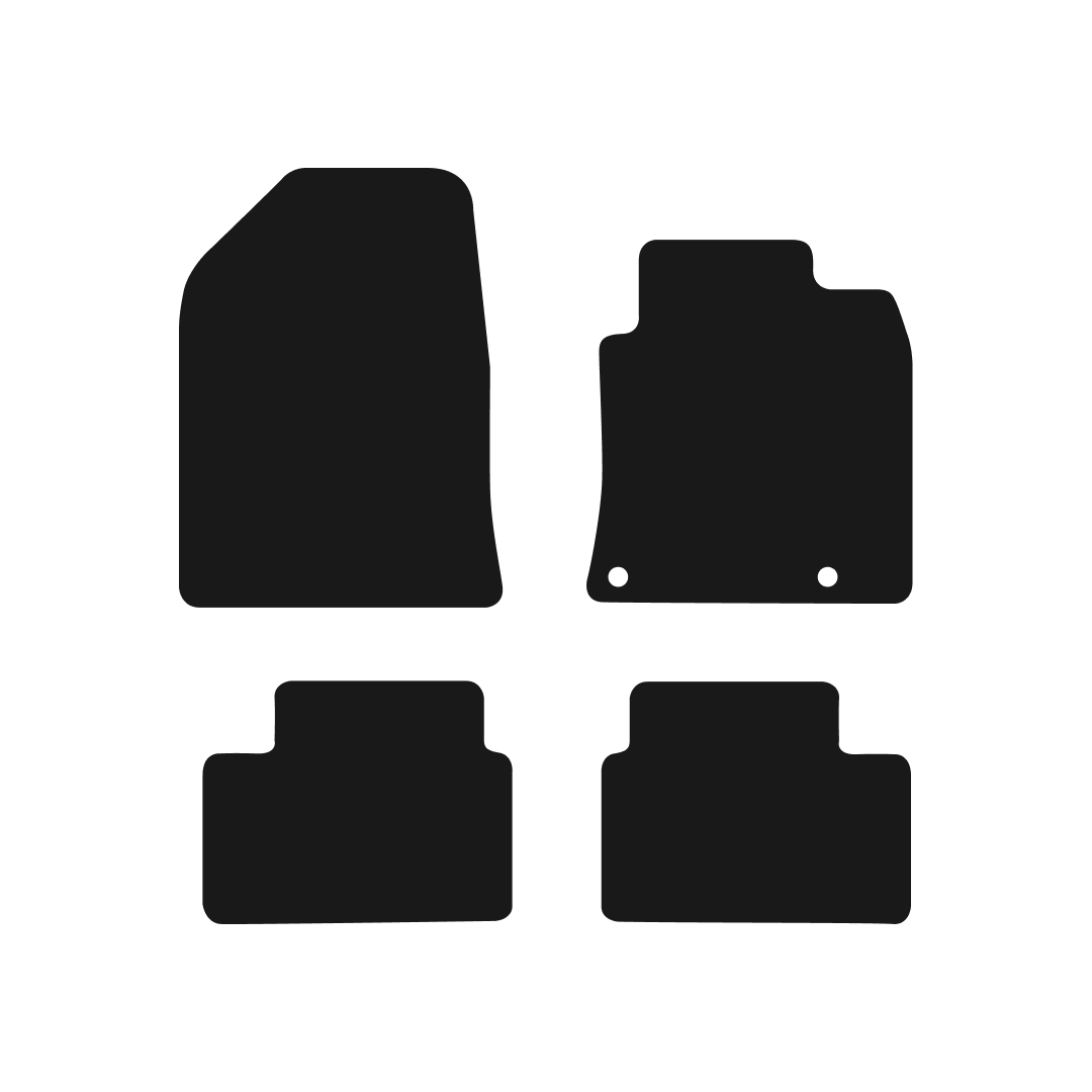 Kia Ceed (2018-2025 Manual) Car Mats Mat Shape