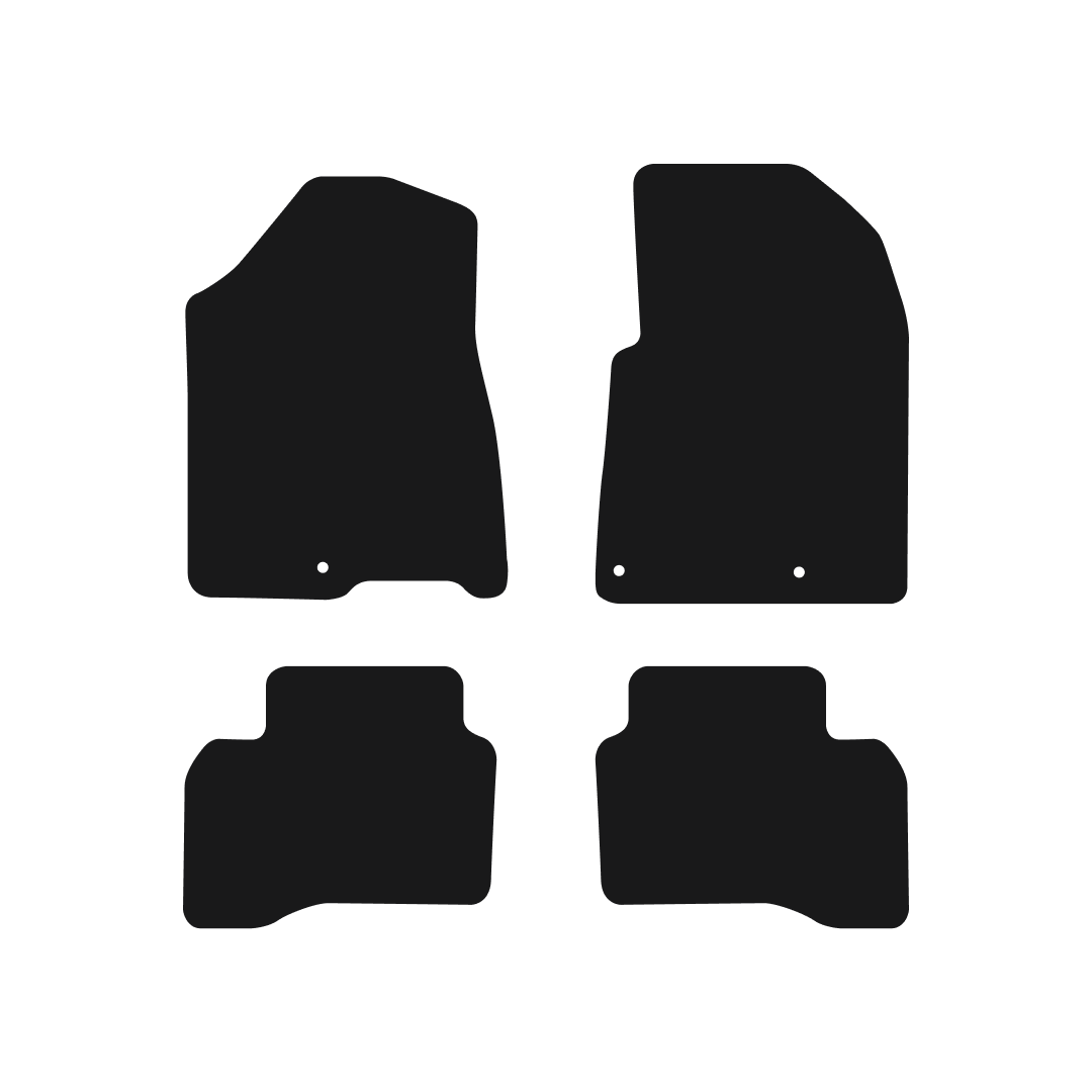 Kia Niro Hybrid (2016-2022) Car Mats Mat Shape