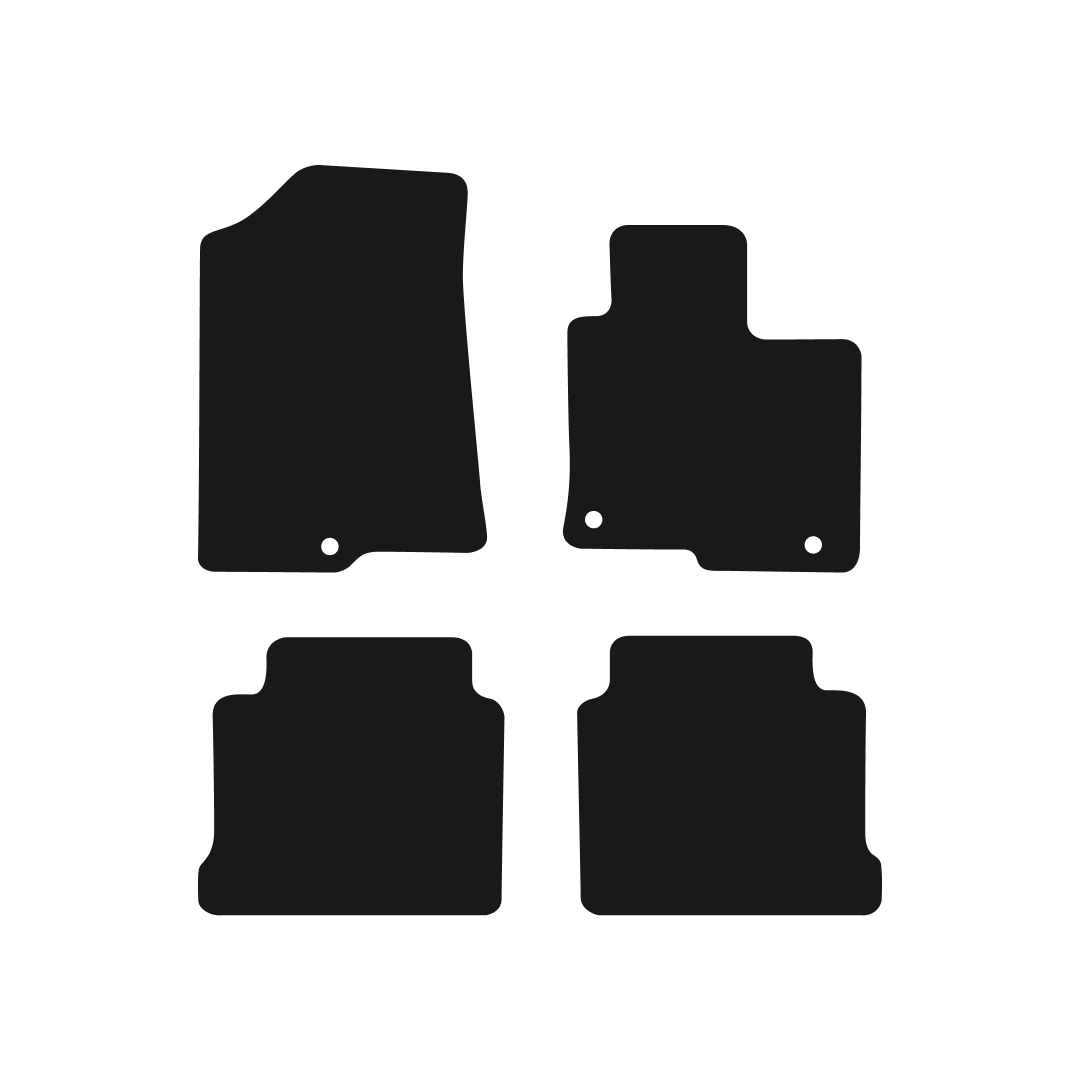 Kia Optima (2016-2024) Car Mats (Press Stud Fixings) Mat Shape