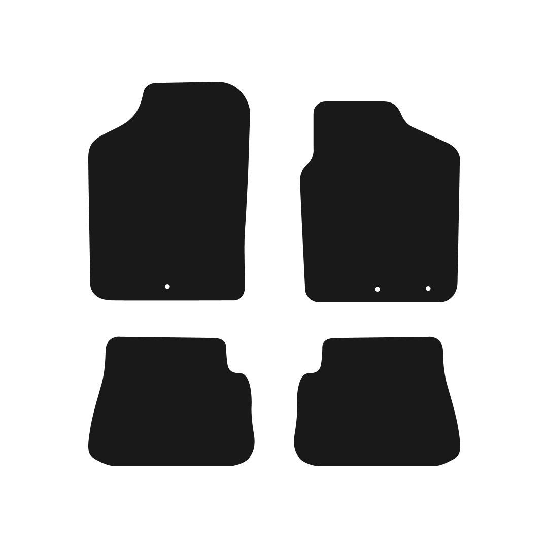 Kia Picanto (2010-2011) Car Mats Mat Shape