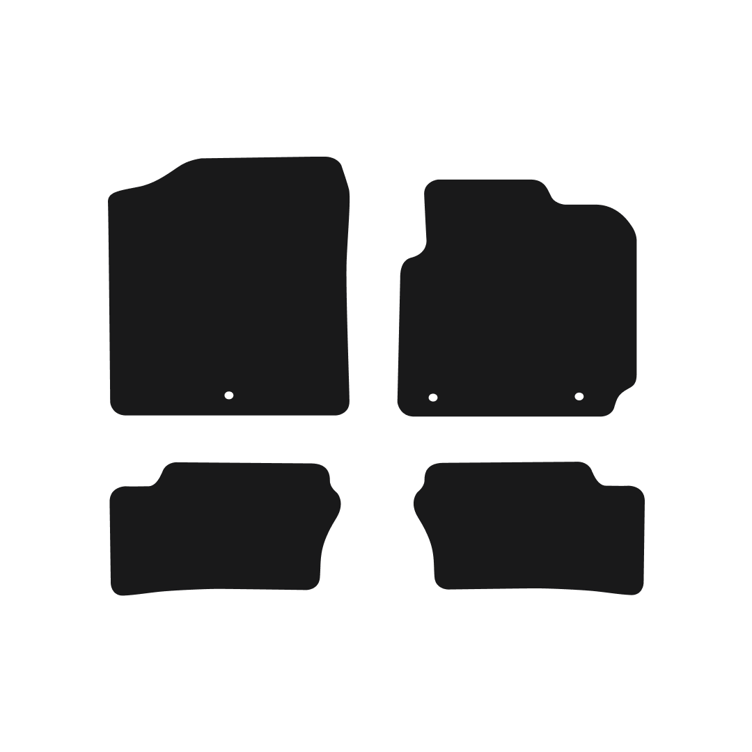 Kia Picanto (2017-2025) Car Mats (3 Fixings) Mat Shape