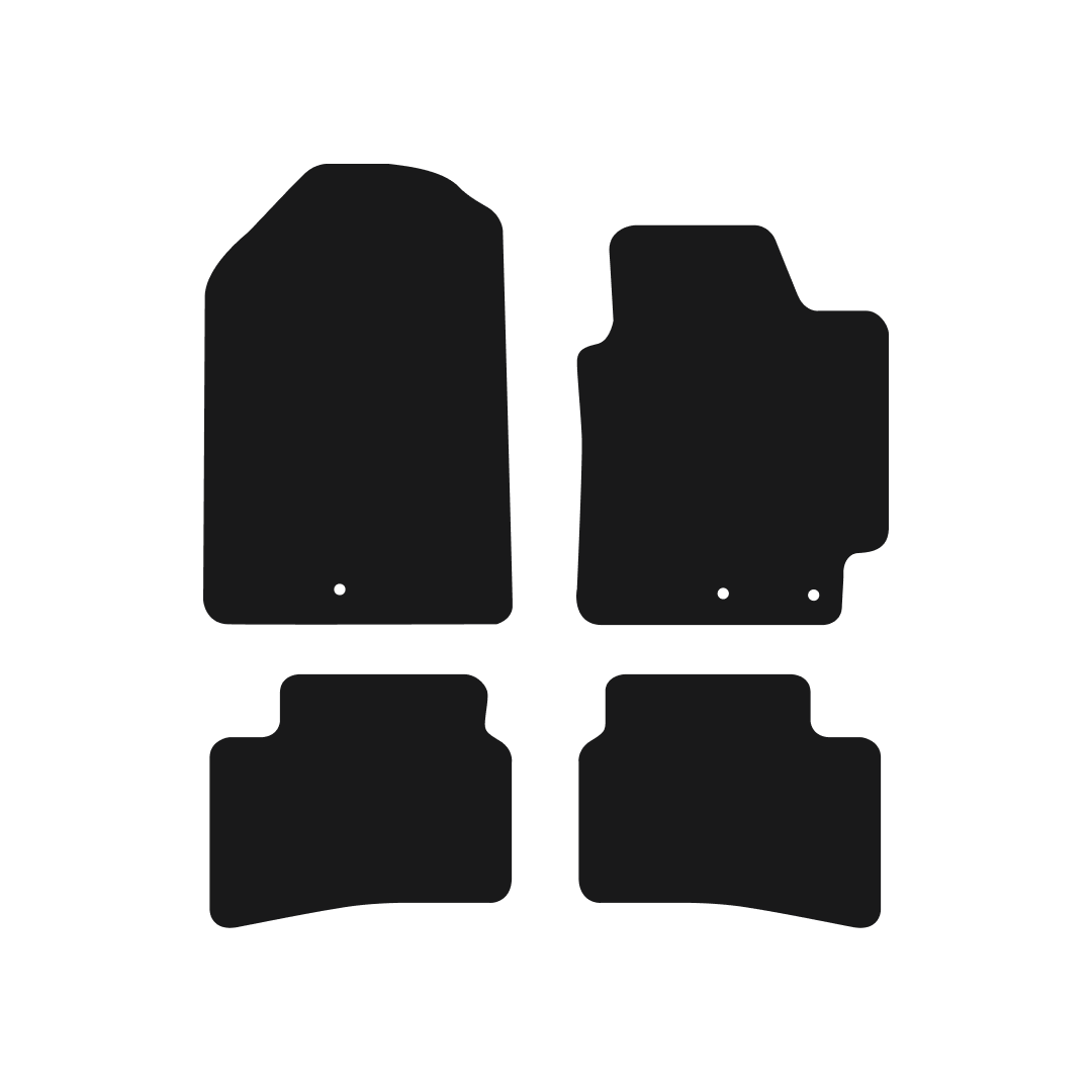 Kia Rio (2017-2025) Car Mats Mat Shape