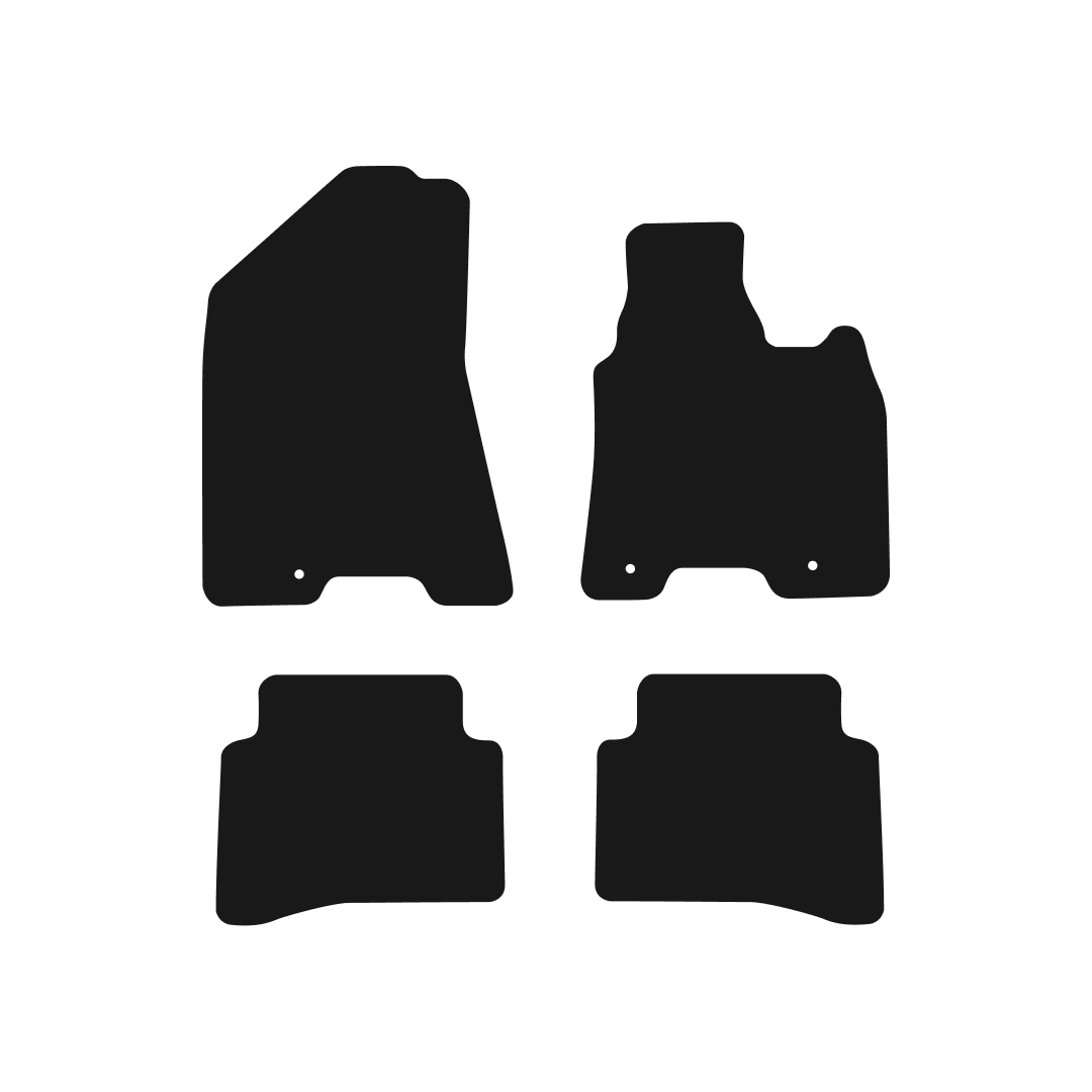 Kia Sportage (2016-2019) Car Mats (Hook Fixings) Mat Shape