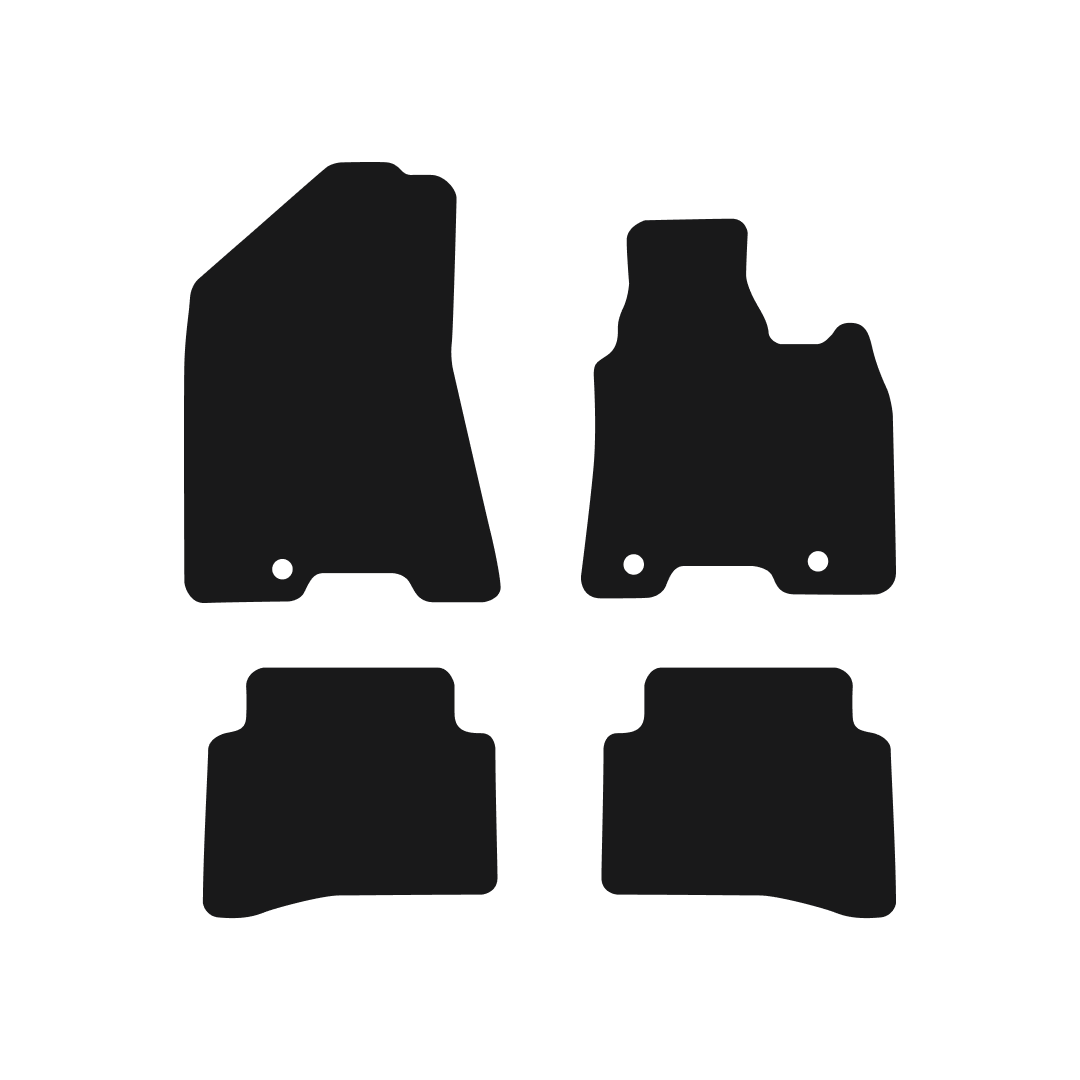 Kia Sportage (2016-2019) Car Mats (Stud Fixings) Mat Shape
