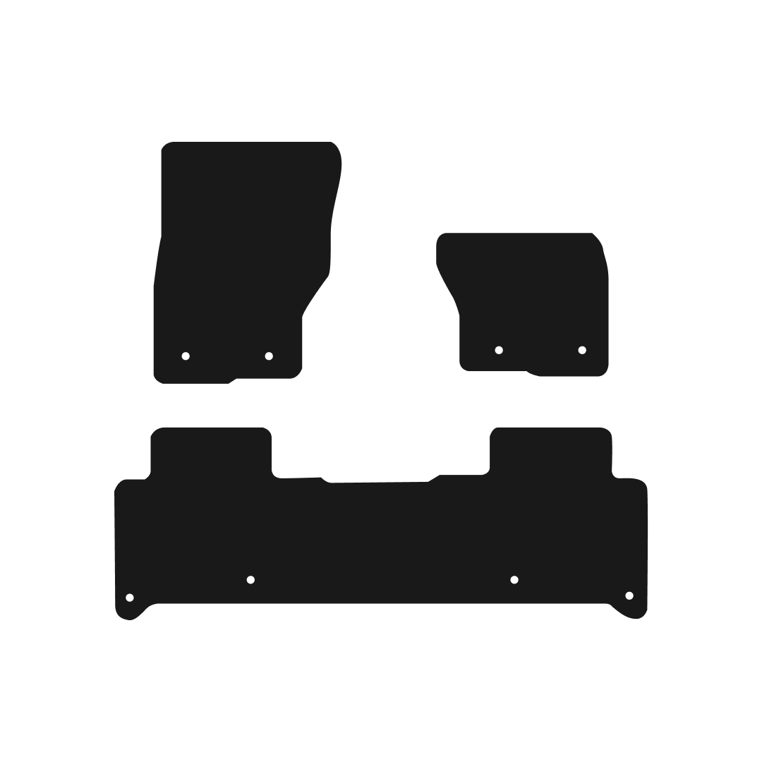 Land Rover Discovery 5 (2017-2024) Car Mats Mat Shape