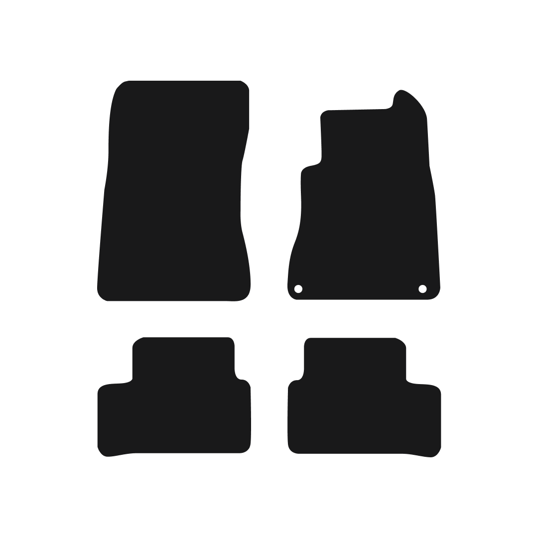 Mercedes A Class (2019-2024) Car Mats Mat Shape