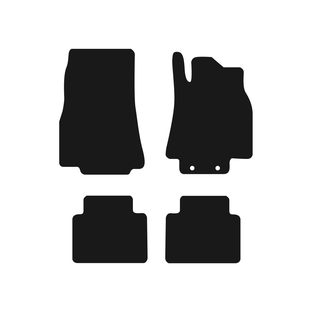 Mercedes B Class (2005-2012) Car Mats Mat Shape