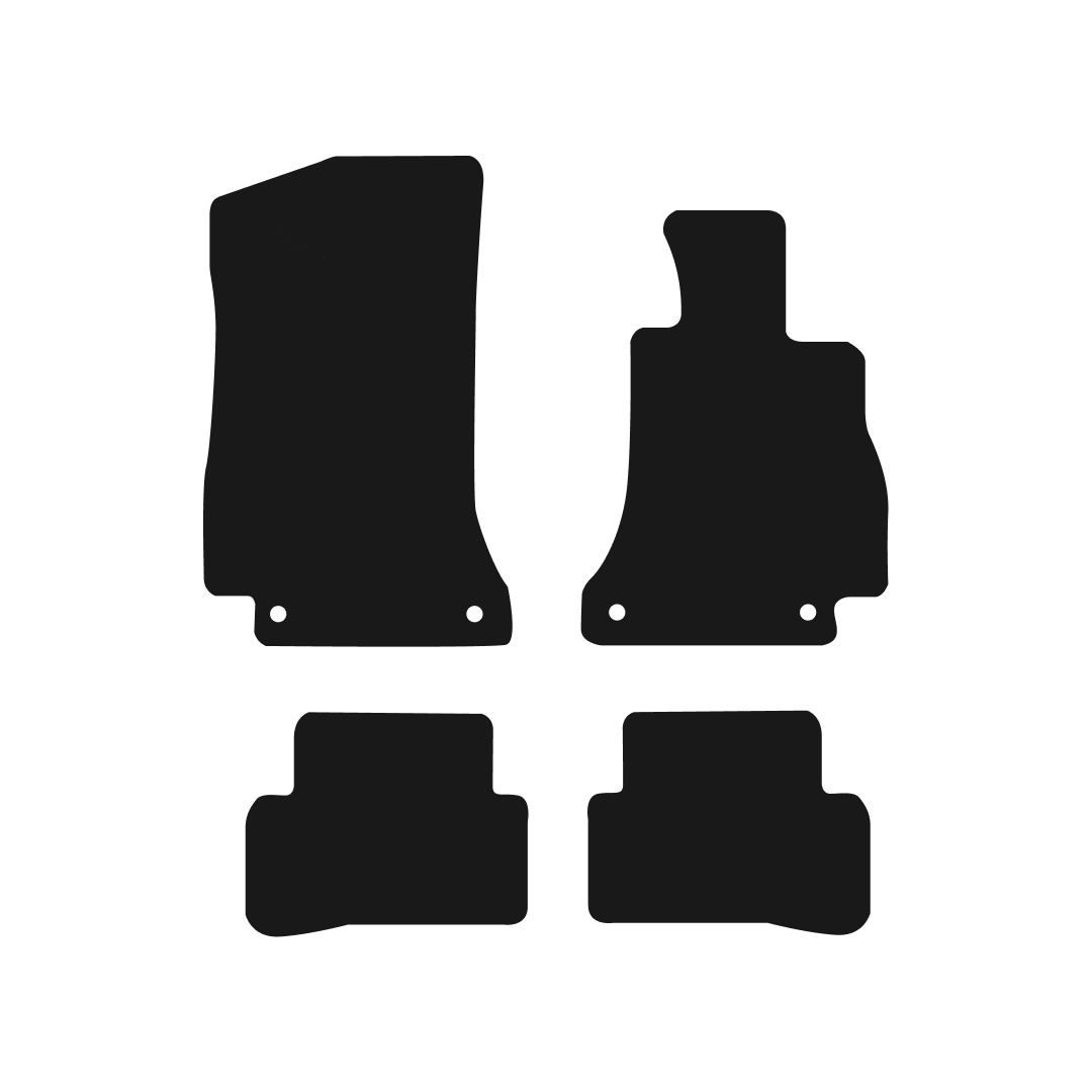 Mercedes C Class (2014-2021) Car Mats - (W205) Mat Shape