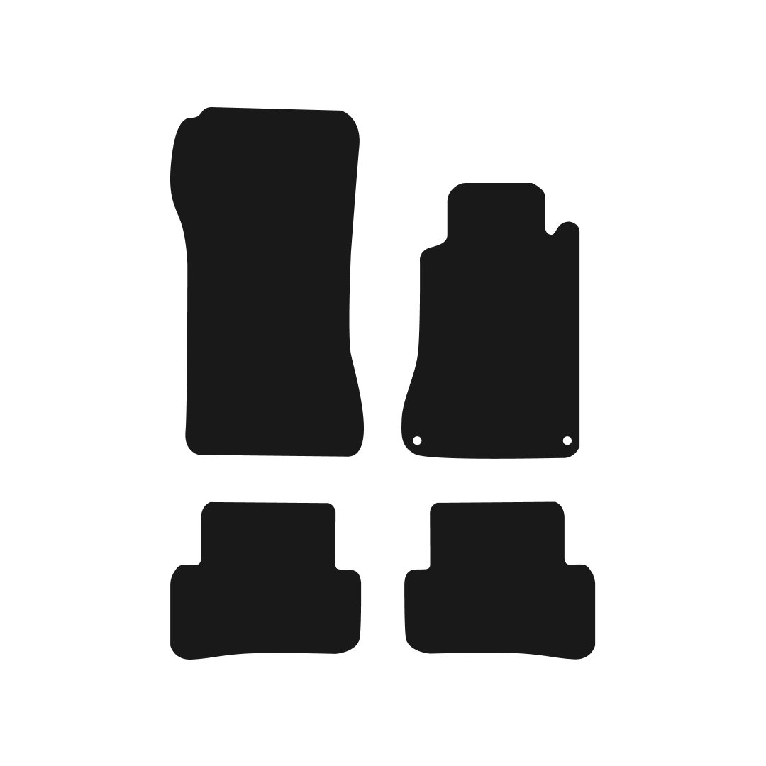 Mercedes CLC Coupe (2008-2024) Car Mats Mat Shape