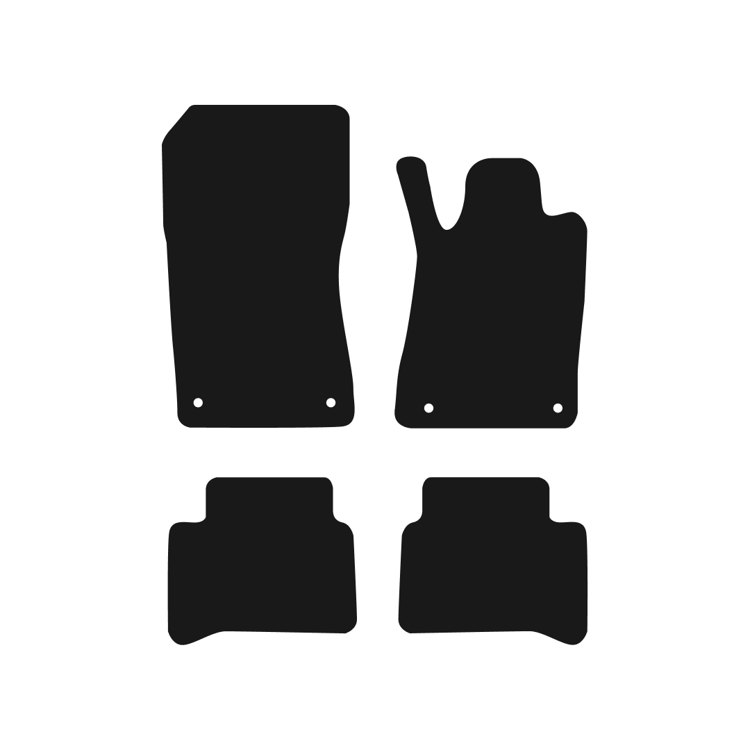 Mercedes E-Class (2005-2008) Car Mats Mat Shape