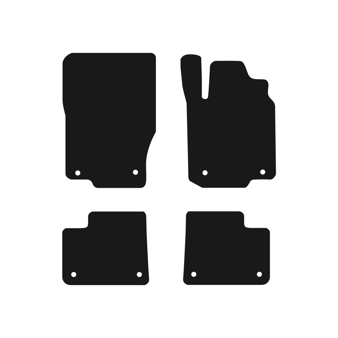 Mercedes GLE (2015-2019) Car Mats Mat Shape
