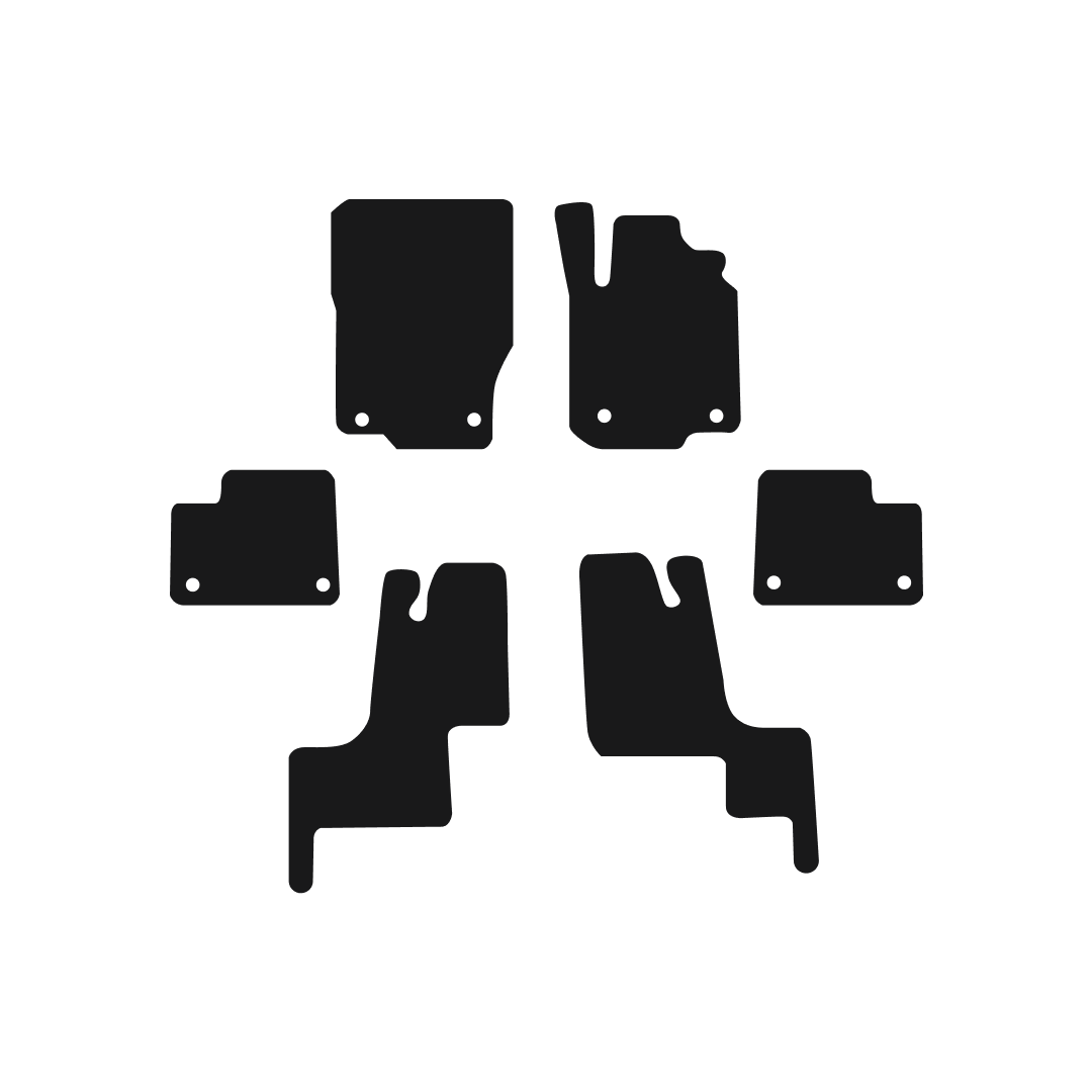 Mercedes GL (2013-2016) Car Mats Mat Shape