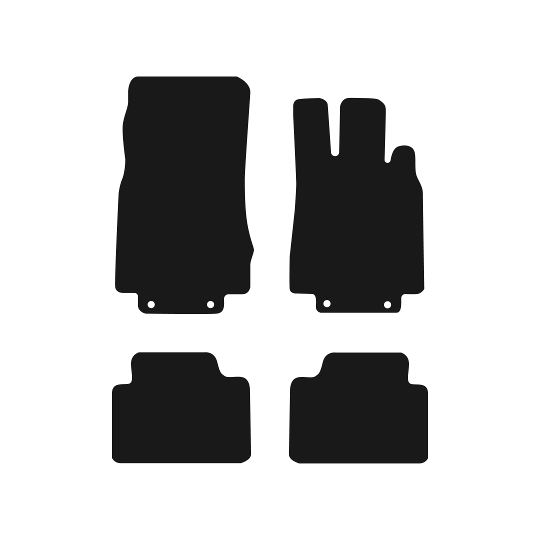 Mercedes S-Class (2000-2006) Car Mats (SWB) Mat Shape