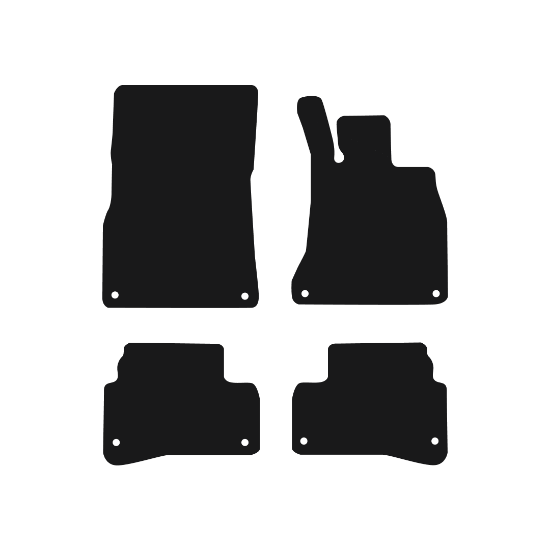 Mercedes S-Class (2013-2024) Car Mats (SWB) Mat Shape