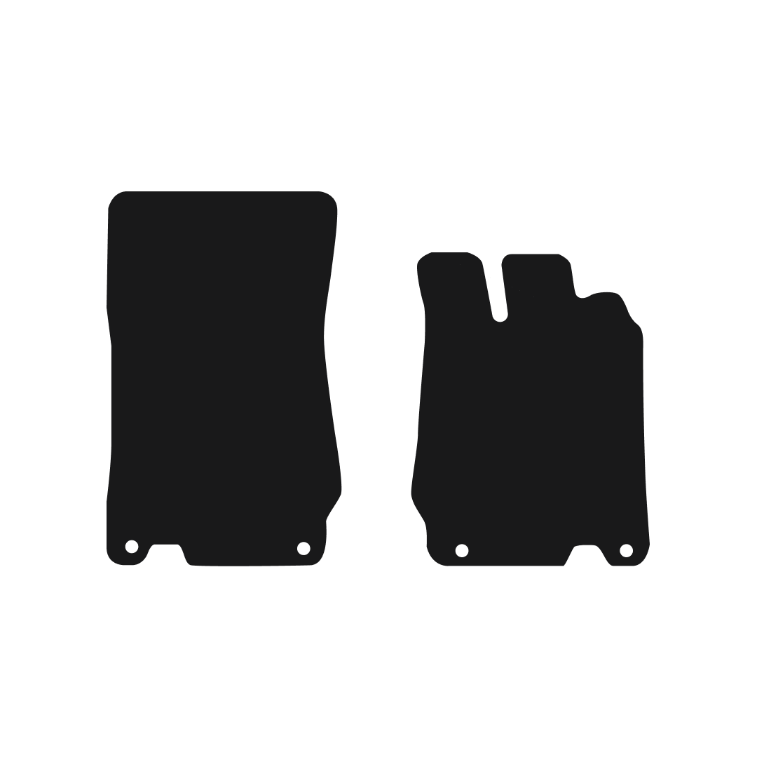Mercedes SL Sport (2002-2011) Car Mats Mat Shape