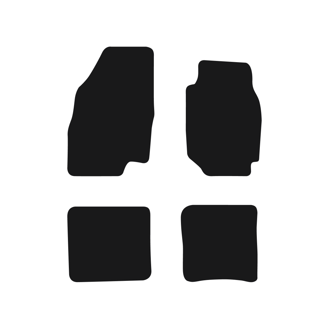 Mitsubishi Lancer 2005-2007 & Lancer Evo 7,8,9 (2002-2008) Car Mats Mat Shape