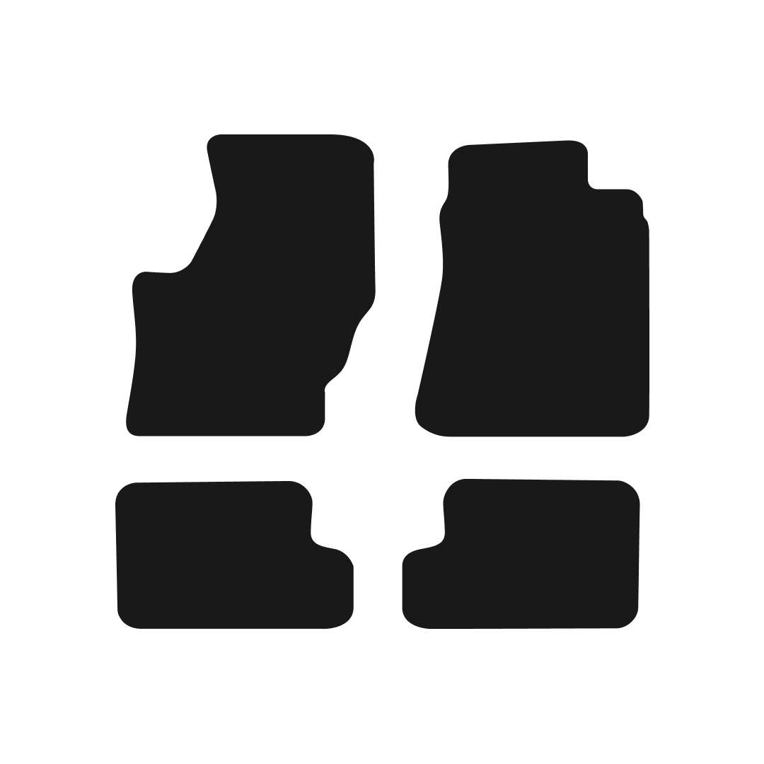 Nissan 200SX (1989-1994) Car Mats Mat Shape