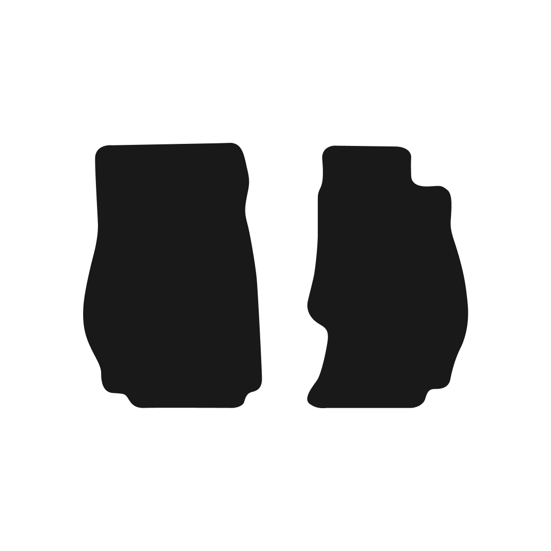 Nissan 350Z (2003-2010) Car Mats (2-Piece) Mat Shape