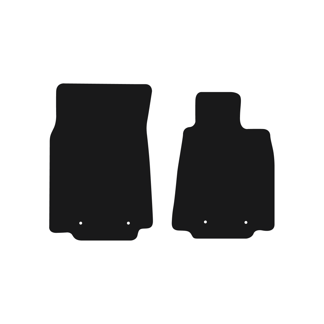 Nissan 370Z (2008-2025) Car Mats (2-Piece) Mat Shape