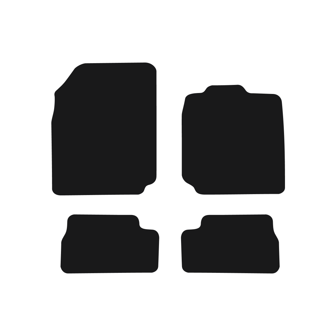 Nissan Micra (K12) (2003-2008) Car Mats (3 Doors) Mat Shape