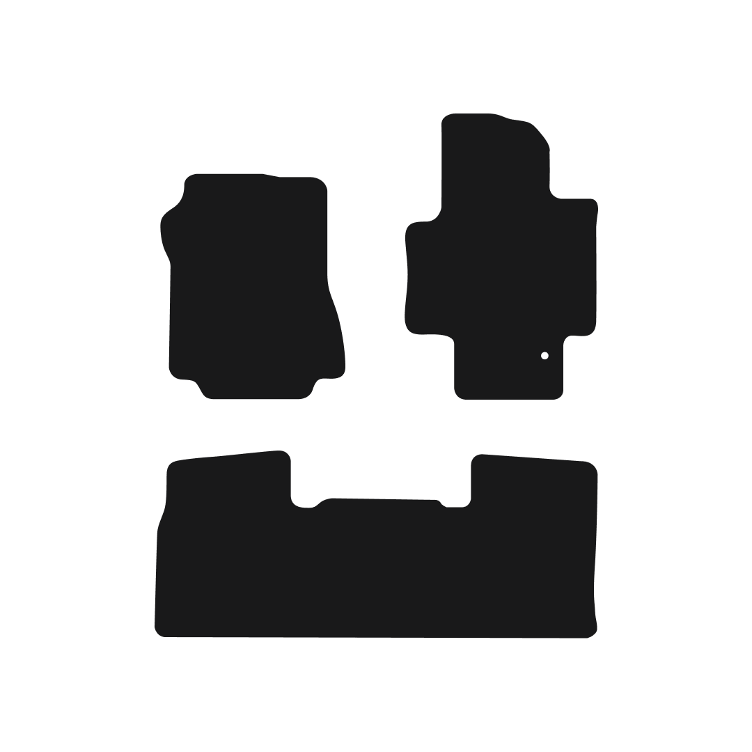 Nissan NV200 (2009-2021) Van Mats (Including Rear) Mat Shape