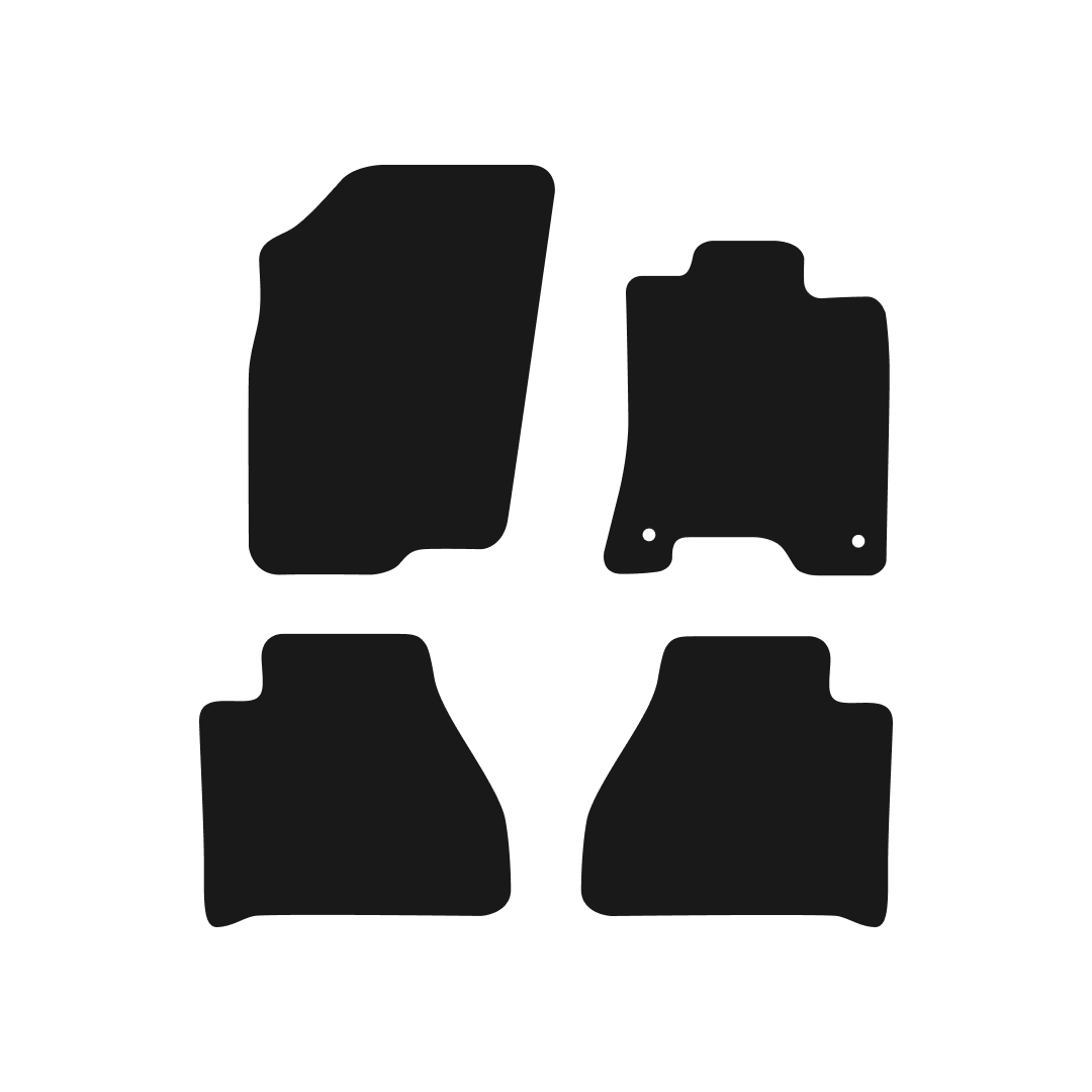 Nissan Navara NP300 (2016-2022) Car Mats Mat Shape
