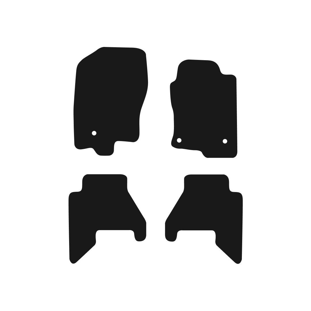 Nissan Pathfinder (2010-2025) Car Mats (5-Seater) Mat Shape