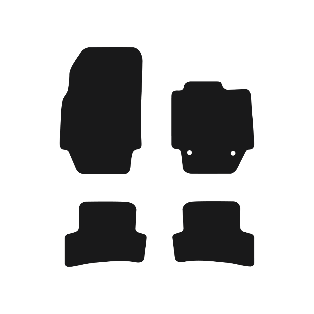 Renault Captur (2013-2019) Car Mats Mat Shape
