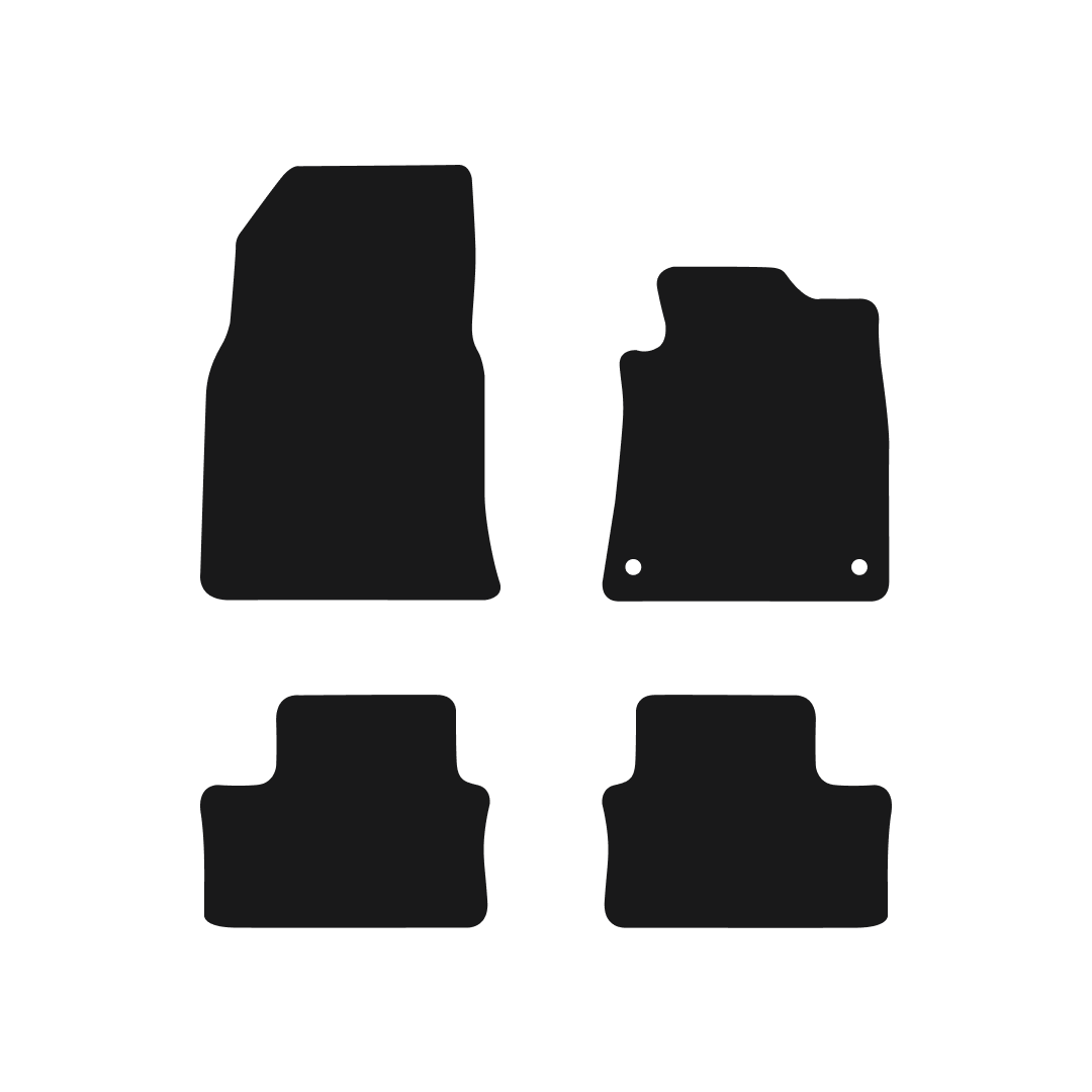 Renault Clio (2020-2024) Car Mats Mat Shape
