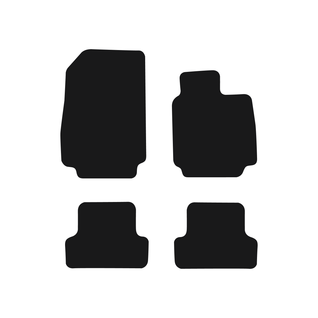 Renault Clio Hatchback (2006-2012) Car Mats (No Fixings) Mat Shape