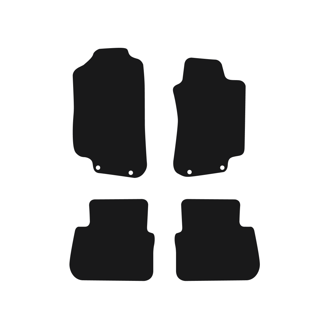 Saab 9-5 (2006-2010) Car Mats Mat Shape