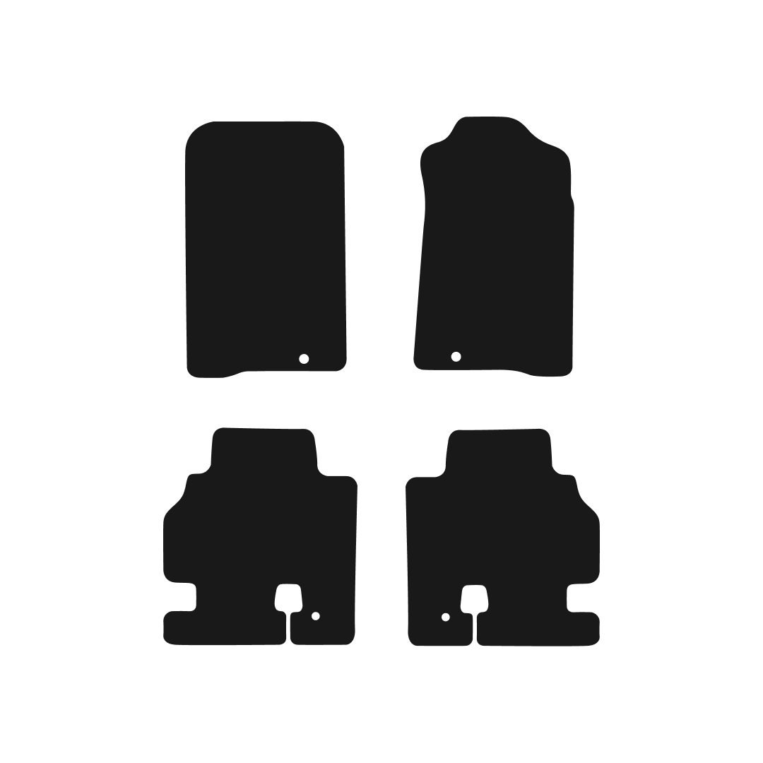 Ssangyong Kyron LWB (2006-2010) Car Mats Mat Shape