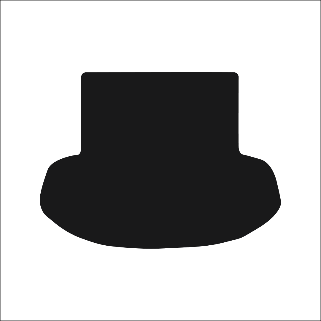 Toyota Avensis Estate (2009-2015) Boot Mat (cover storage trays) Mat Shape