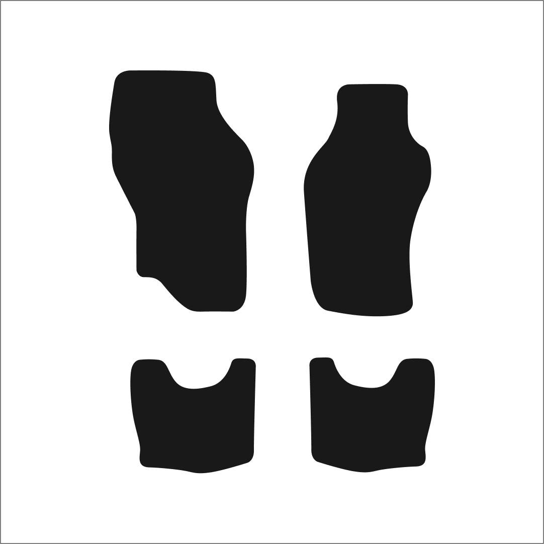 Toyota HiAce Van (1983-2008) Van Mats Mat Shape