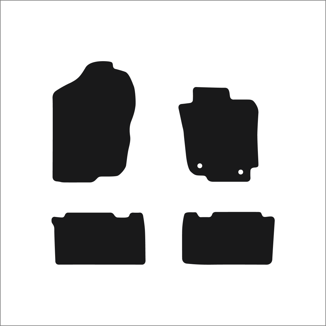 Toyota Rav4 (2013-2019) Car Mats Mat Shape
