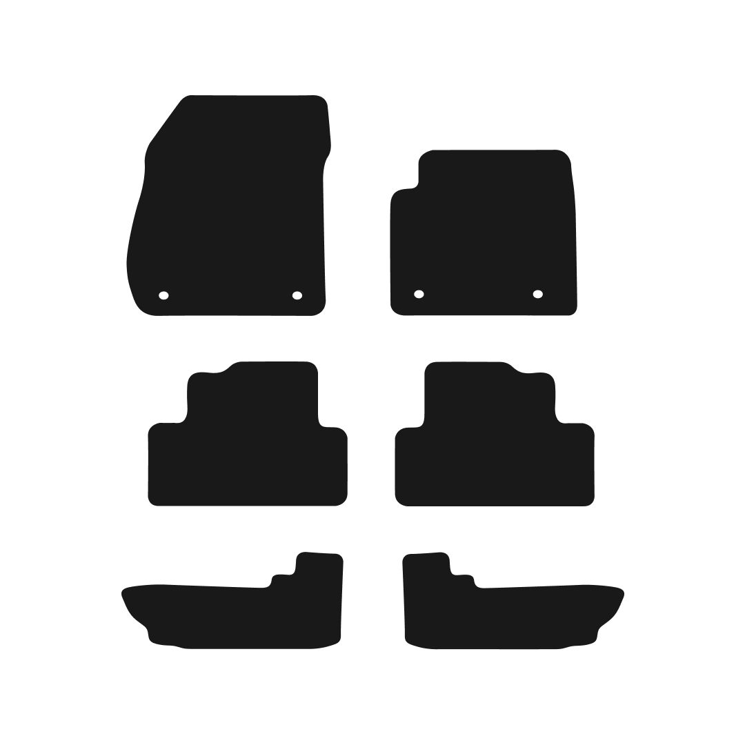 Vauxhall Zafira C 7 Seat (2012-2023) Car Mats Mat Shape