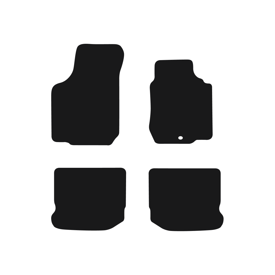Volkswagen Beetle (1999-2005) Car Mats (No Clips) Mat Shape