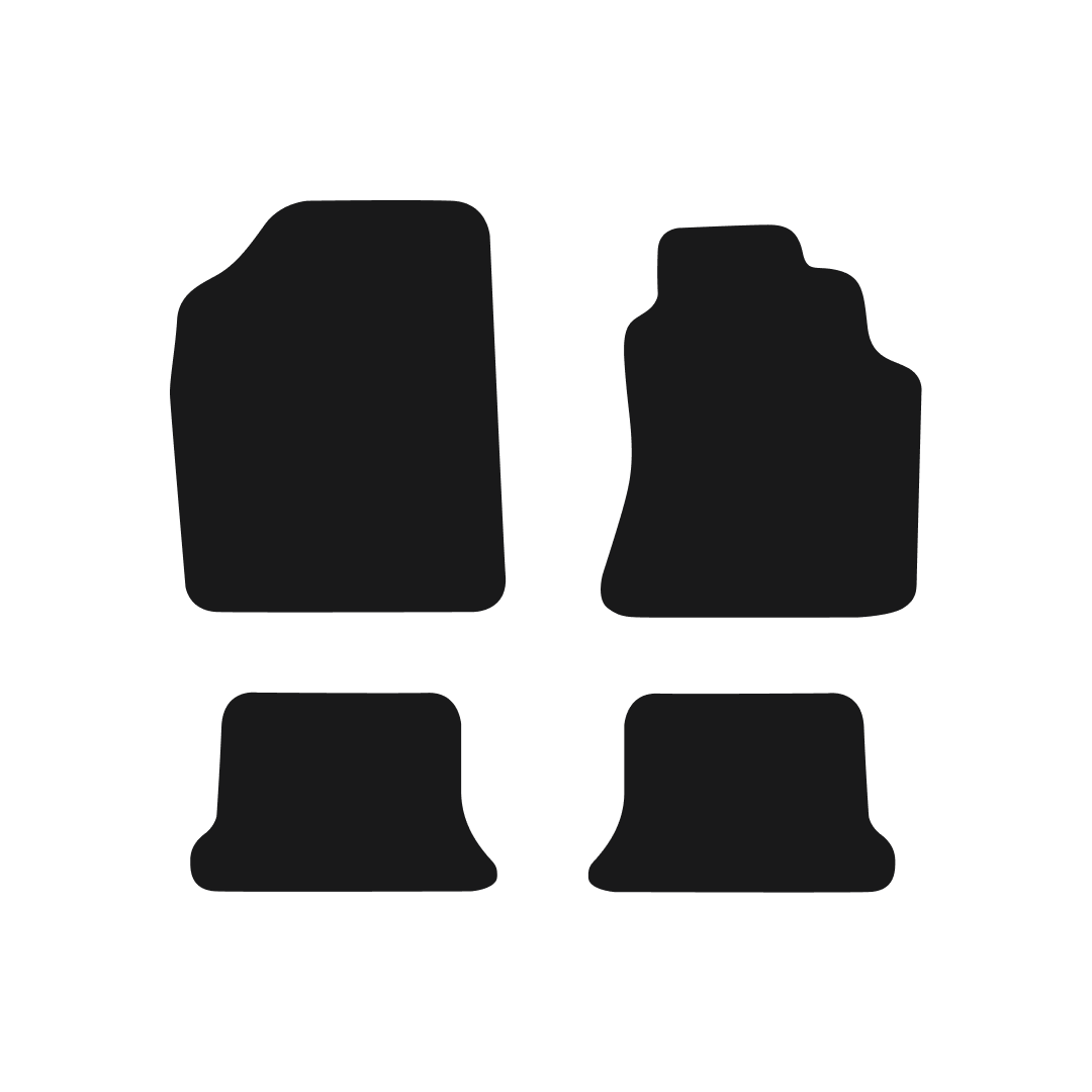 Volkswagen Corrado 1988-1995 Car Mats Mat Shape