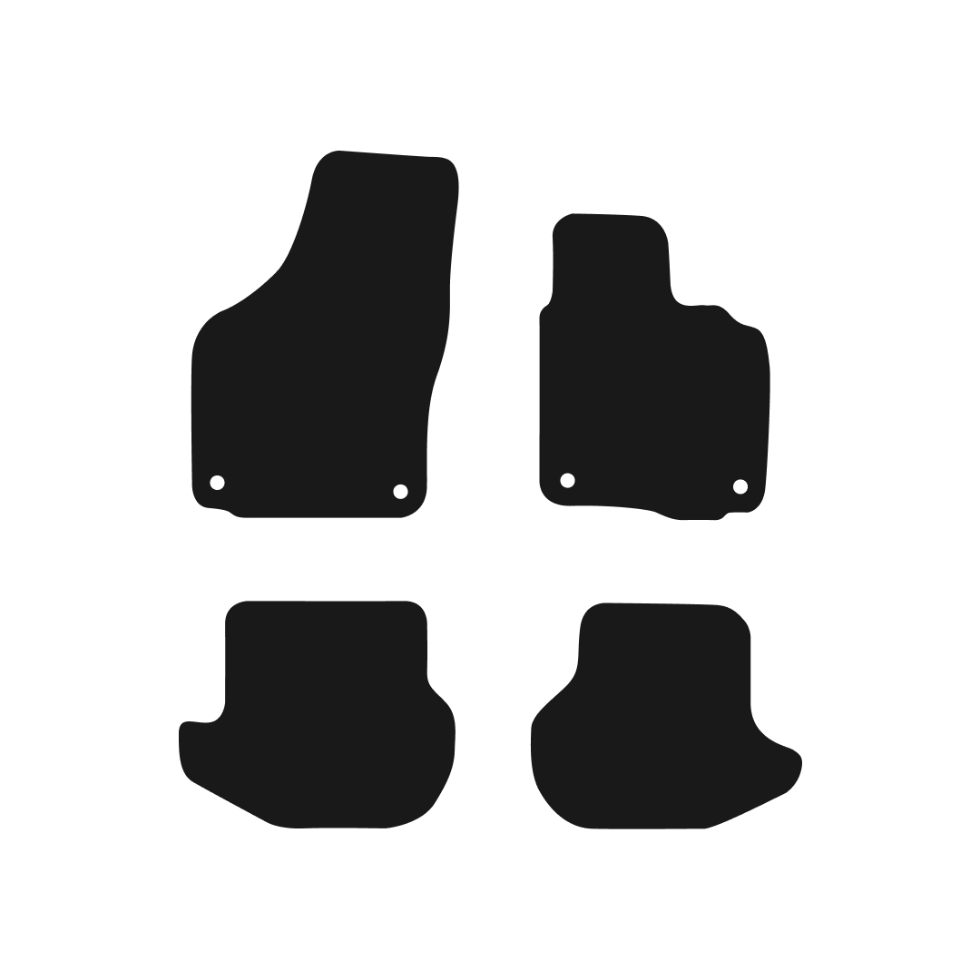 Volkswagen Eos (2006-2014) Car Mats (Round Clips) Mat Shape