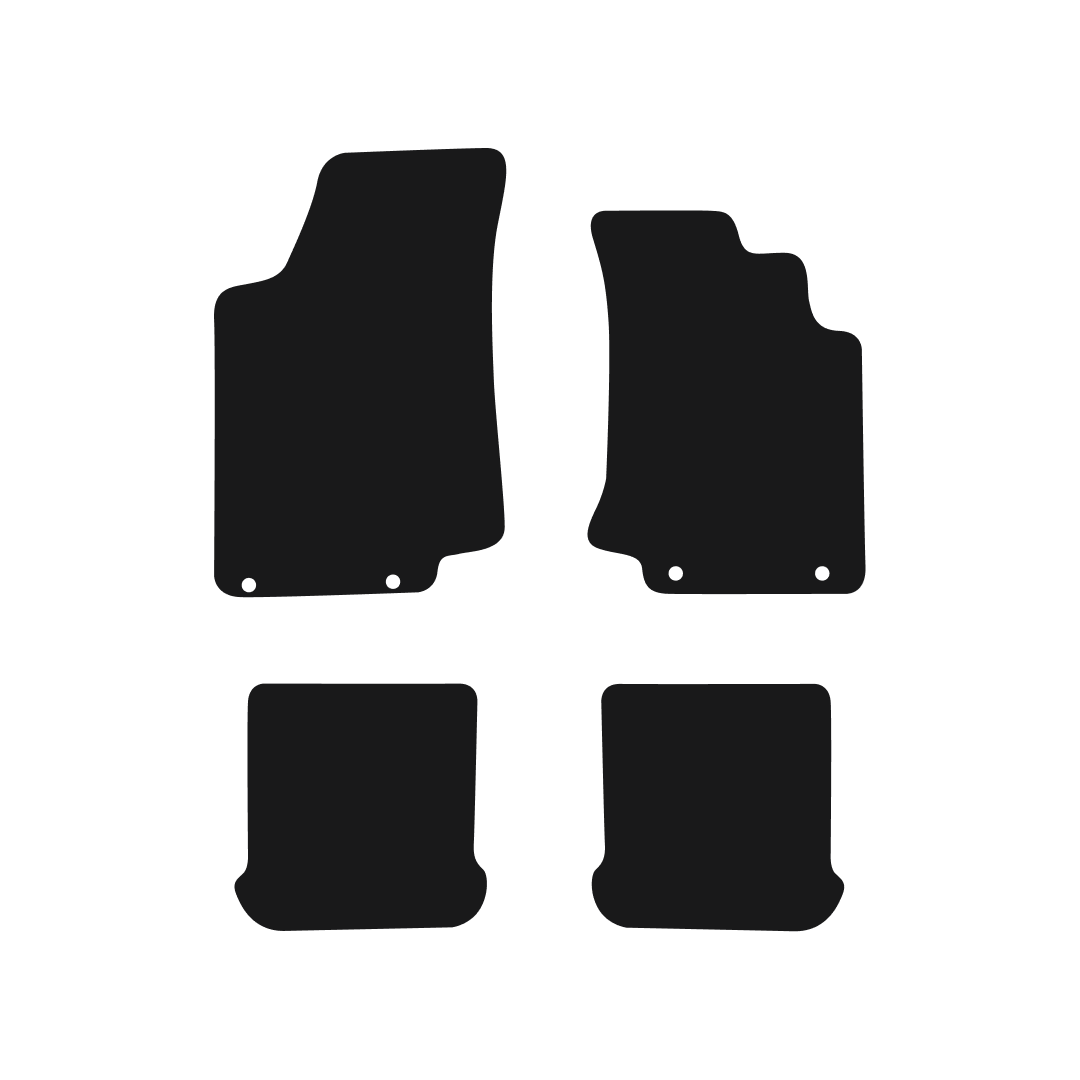 Volkswagen Golf MK3 Cabriolet (1992-2001) Car Mats Mat Shape