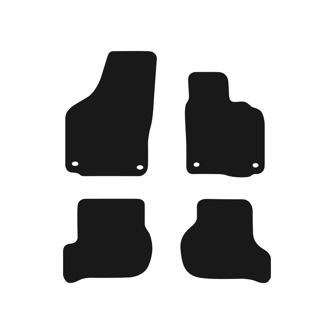 Volkswagen Jetta (2005-2011) Car Mats Mat Shape