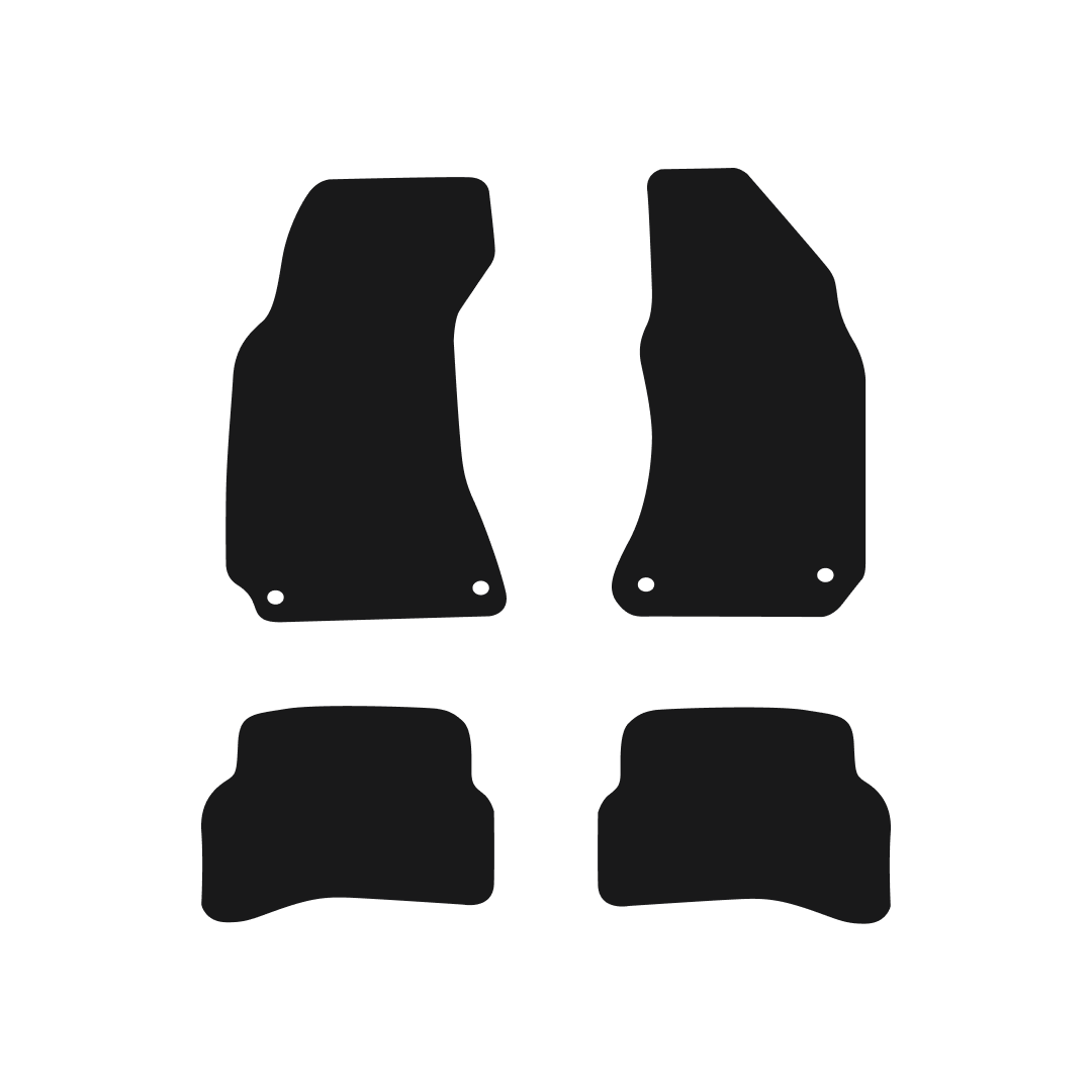 Volkswagen Passat (2000-2005) Car Mats (Oval Clip) Mat Shape
