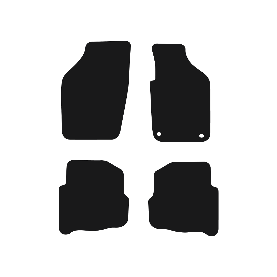 Volkswagen Polo (2002-2004) Car Mats Mat Shape